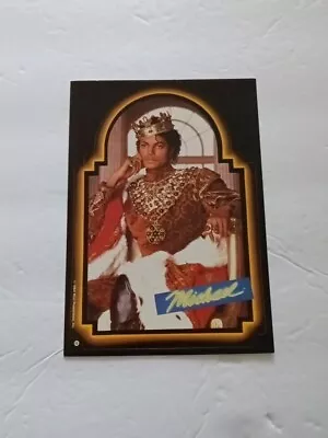 Michael Jackson Topps 1984 Super Stickers Card #13 New MJ Collectible 7  X 5  • $8.99