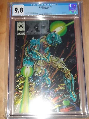 X-O Manowar #0 (1992 Valiant) CGC 9.8 Chromium Wraparound Cover Nice!!! • $45