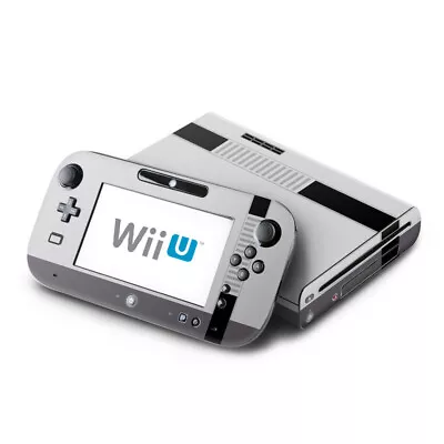 Skin For Wii U Console + Controller - Retro NES-Style - 8 Bit - Decal Sticker • $29.99