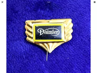 Vintage Daimler Lapel Pin Accessory Hat Badge Emblem Germany Mercedes Chrysler • $9.95