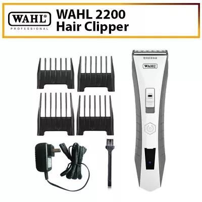 WAHL LANGYI Series Professional Cordless Hair Clipper Trimmer Shaver GREY [2200] • $99