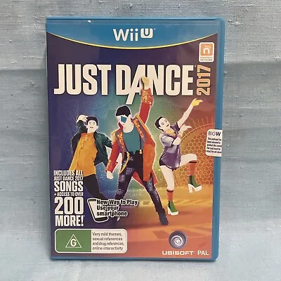 Just Dance 2017 Nintendo Wii U Brand New Sealed • $19.95