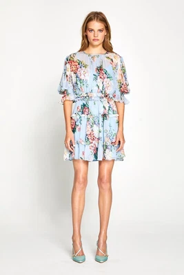 $117 • Buy Bnwt Alice Mccall Dove Blue Pretty Things Mini Dress - Size 6 Au/2 Us (rrp $425)