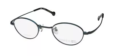 New Timex 4:20 Pm Eyeglass Frame Bk Titanium Designer Mens Black Full-rim • $49.95