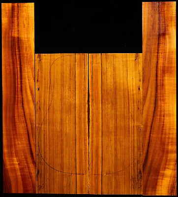 Hawaiian  Koa Guitar Set #175 Dred Size Back  And Sides Note Bug Hole • $300