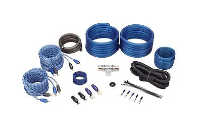 Rockville RWK42 4 Gauge 4 Chan Car Amp Wiring Installation Wire Kit (2) RCA's... • $56.99