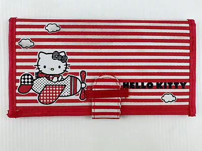 Hello Kitty Wallet Red White Stripe • $19.95