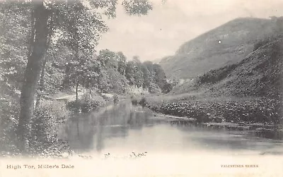 High Tor Millers Dale Peak District England Early Postcard • £7.60