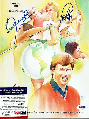£274.98 • Buy SEVE BALLESTEROS & PAUL AZINGER Signed Autographed Magazine PSA/DNA #P25481