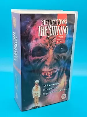 VHS Video Cassette The Shining Part I & Part II Stephen King Double Pack • $10.09