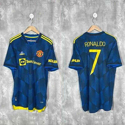Manchester United 2021/22 Third Player Authentic Football Shirt Ronaldo #7 - XL • £85