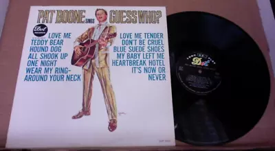 Fantastic MINT- '63 Lp RARE Record Album Pat Boone Sings Guess Who ELVIS PRESLEY • $24.95