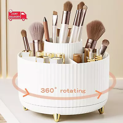 360° Rotate Makeup Brush Holder Organizer Makeup Organizers Countertop Makeup • $18.30