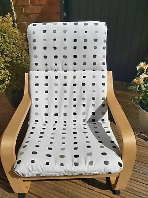 Ikea Poang Kids Chair Cover Slipcover Replacement Cover Cushion Washable • £22