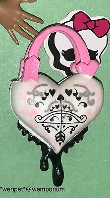 Monster High Doll Spares C A Cupid Sweet 1600 Heart Handbag Bag Accessories • $11.18