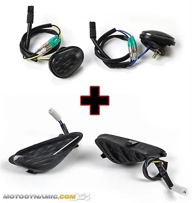 2012-2014 BMW S1000RR HP4 FRONT + REAR Flush Mount LED Turn Signal Lights COMBO • $153.90