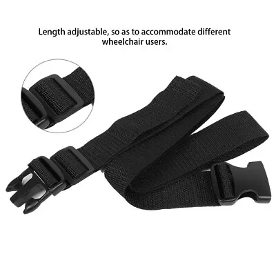 Wheelchair Seat Safety Waist Belt Lap Strap  Adjustable Length For The Elderly • £4.64