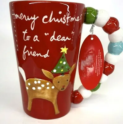 $9.97 • Buy Sandra Magsamen Collectible Christmas Mug Gift Merry Christmas To A Dear Friend