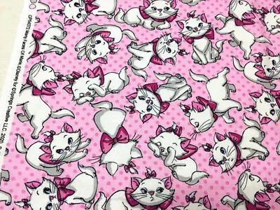 Disney The Aristocats Many Faces Of Marie 100% Cotton Fabric FQ 1/2 Metre • £2.80