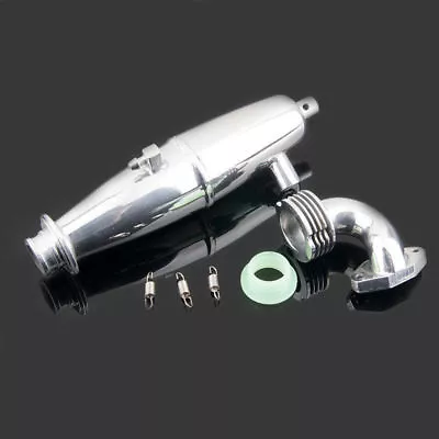 Rc Car Exhaust Pipe 1/10 Nitro Rc Car Engine Fits Lrp Picco Novarossi O.S. Hpi • $29.62