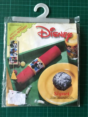 £5.50 • Buy Disney Mickey Mouse Plastic Canvas Cross Stitch Kit Bookmark Napkin Ring Sealed