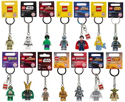 Lego Keyring Minifigure Keychain Star Wars Super Heroes City Ninjago Turtles • £29.99