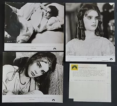 Original 1977 Brooke Shields PRETTY BABY ☆ Paramount Pictures Promo Still Photos • $44.95