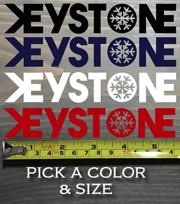 Keystone Sticker Decal Colorado Ski Mountain Breckenridge Snowboard A Basin • $5.99