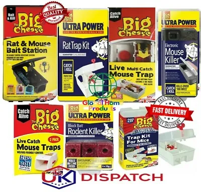 £9.89 • Buy Rat/Mouse Bait Station Ultra Power Trap Electronic Live Catch Block Bait Reuse