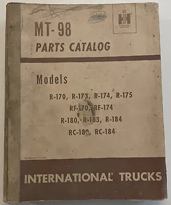 VINTAGE 1955 INTERNATIONAL TRUCKS MT-98 PARTS CATALOG MANUAL R RF RC Models • $19.95