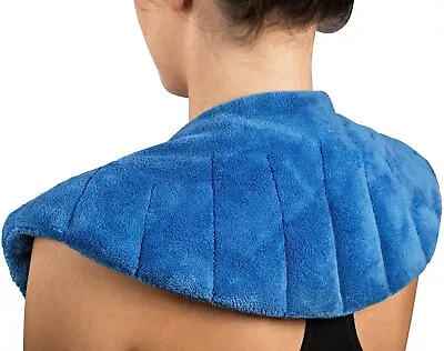 Microwaveable Moist Heat Wrap With Clay Beads Neck Shoulders Body New In Bag • $14.99