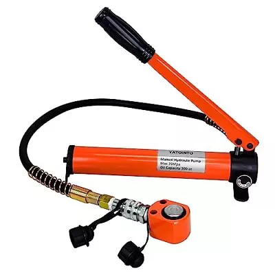 Porta Power Kit 5 Ton Low Profile Hydraulic Jack With Manual Hydraulic Hand Pump • $93.53