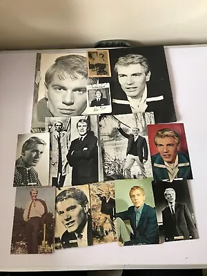 Selection Of Adam Faith Postcards From 1960s • £8