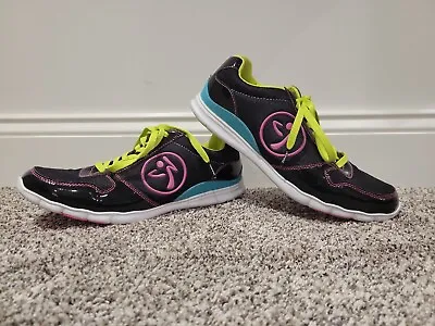 ZUMBA Shoes Womens Size 9 Dance Fitness Exercise Workout Athletic  • £26.96