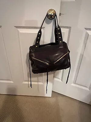 BOTKIER Vintage Leather Handbag Trigger Satchel - Large Tote - Travel Friendly - • $39