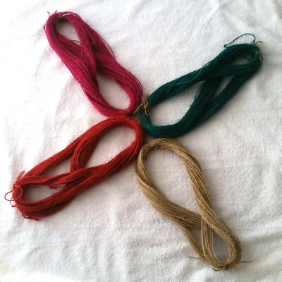 £1.29 • Buy 1ply 1m-500m Natural Red Green Soft Jute Twine String Rustic Coloured Craft Cord