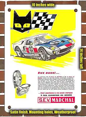 METAL SIGN - 1966 You Too Trust The Only Brand 9-time World Champion SEV Marchal • $24.61