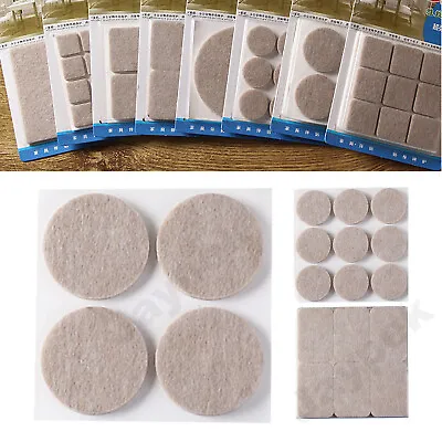 Felt Chair Leg Pads Self Adhesive Floor Protectors Table Cap Cover Pads Feet  • £2.49