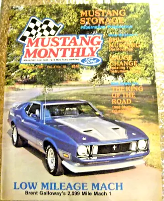 Mustang Monthly November 1981 The King Of The Road 68 Shelby GT 500 KR • $11.75