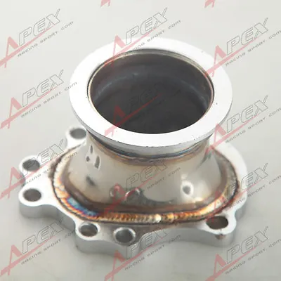 T25 T28 GT25 GT28  To 2.5  63mm V-band Clamp Flange Turbo Down Pipe Adapter • $32.36