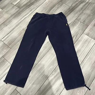 Polo Ralph Lauren Mens Navy Blue Sweatpants Joggers Leggings  Large Good Con • £29.99