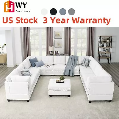 Modern Modular Sectional Sofa Velvet Single Chair Corner Shape Combination Color • $198