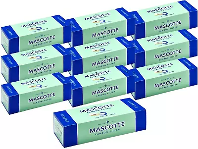 £6.49 • Buy MASCOTTE CARBON Filter Empty TUBES Tips Paper Smoking Cigarette Tobacco Fill UK