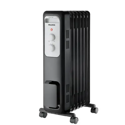 $55.48 • Buy 1,500-Watt Oil-Filled Radiant Electric Space Heater With Thermostat