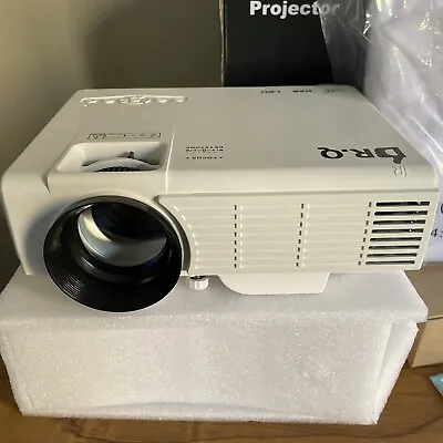 Mini Video Projector Full HD 1080P Supported Home TV Cinema From Laptop/Phone • £75