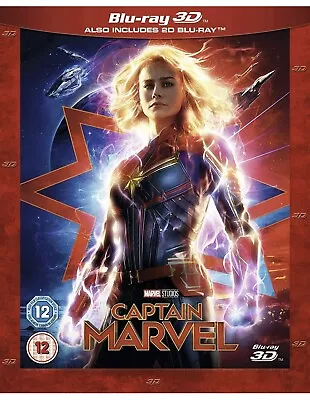 Captain Marvel  Brand New And Sealed 3d Blu Ray + 2d Blu Ray • £4.99