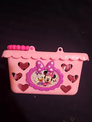Disney Junior Minnie Mouse Bowtastic Shopping Basket Pink • $3.60