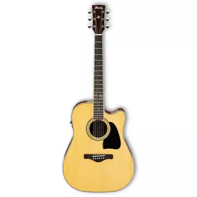 Ibanez AW70ECE Acoustic Guitar - Natural High Gloss • $390.14