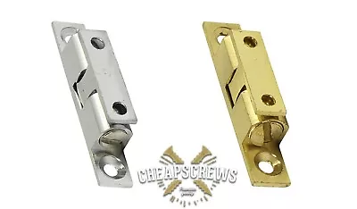 £4.06 • Buy Double Ball Catch Roller Latch Cabinet Cupboard Wardrobe Door 43 - 50mm
