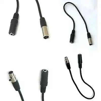 Mini Female Male 3-Pin XLR To 3.5mm 1/8  Female Adaptor Adapter 1ft To 6ft Tiny • $12.95